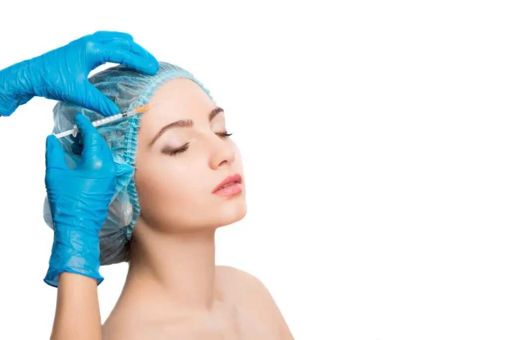 woman getting xeomin, can you get a facial before xeomin or botox