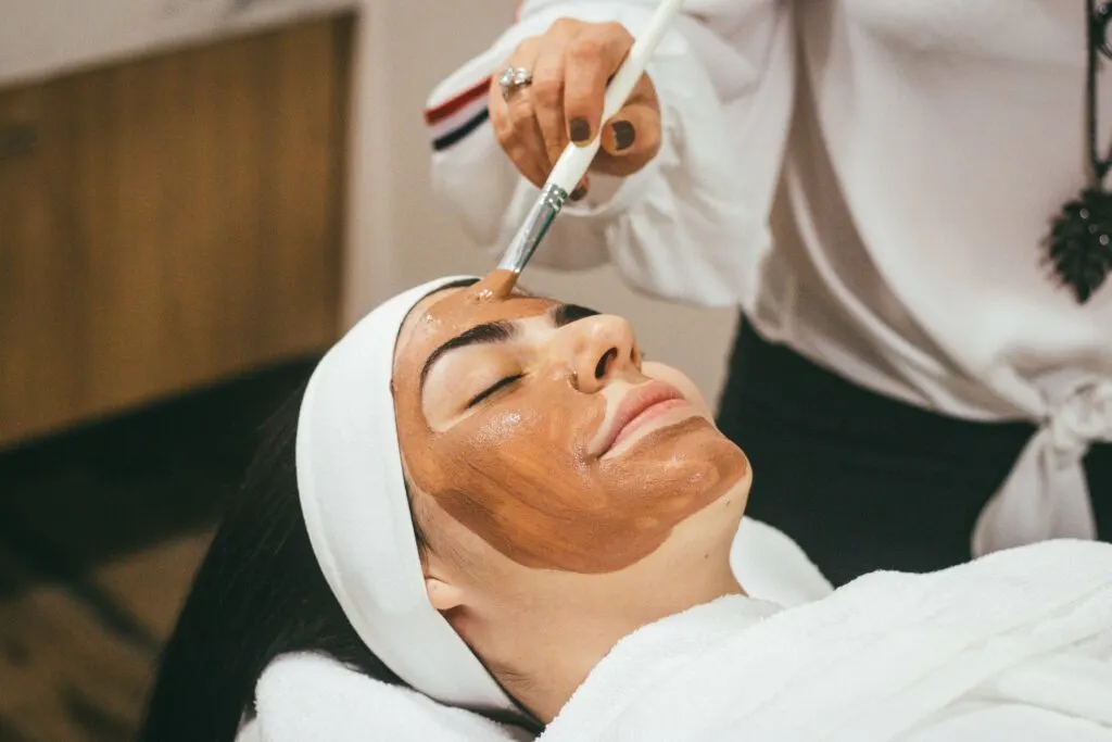 a woman getting a facial, can you get a facial before botox